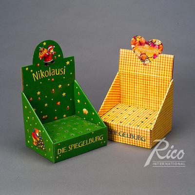 качество  Customizable Highly Visible Brown 1/4 Pallet Market Boxes For Branding завод